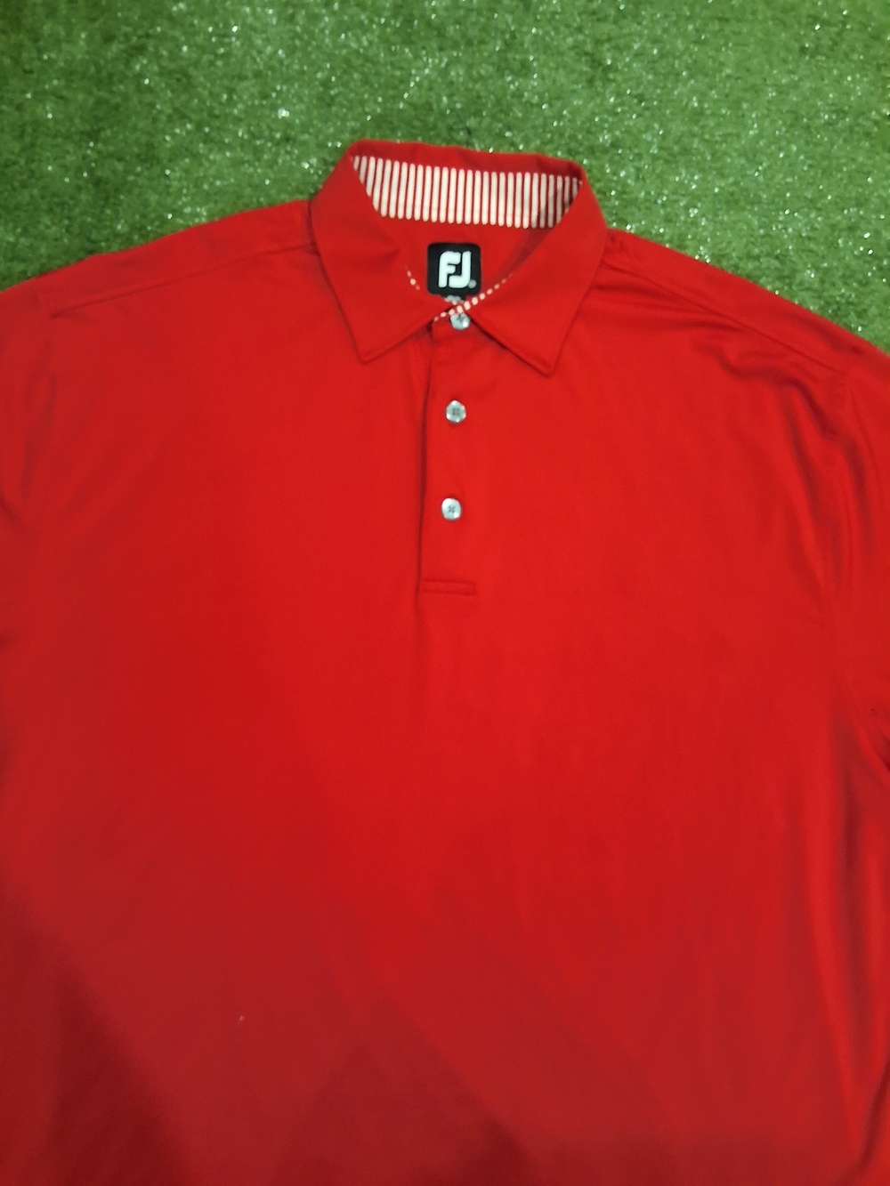 Footjoy Red Polo Short-sleeved Sz XXL